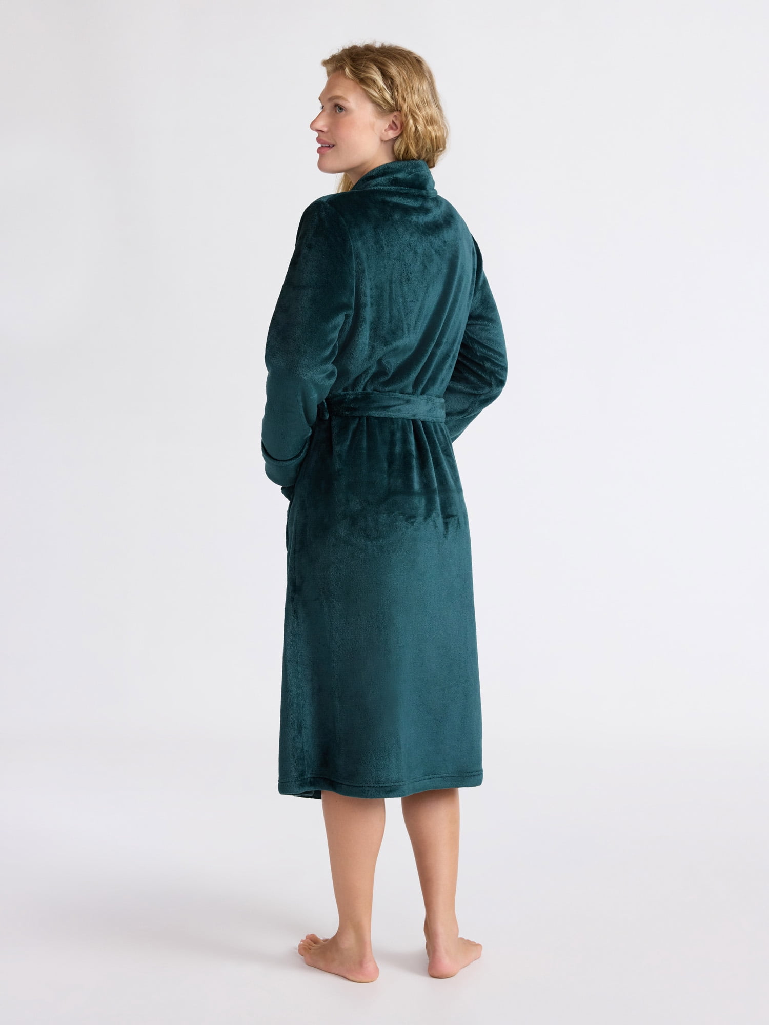 Joyspun Women's Plush Robe, Sizes S-3X