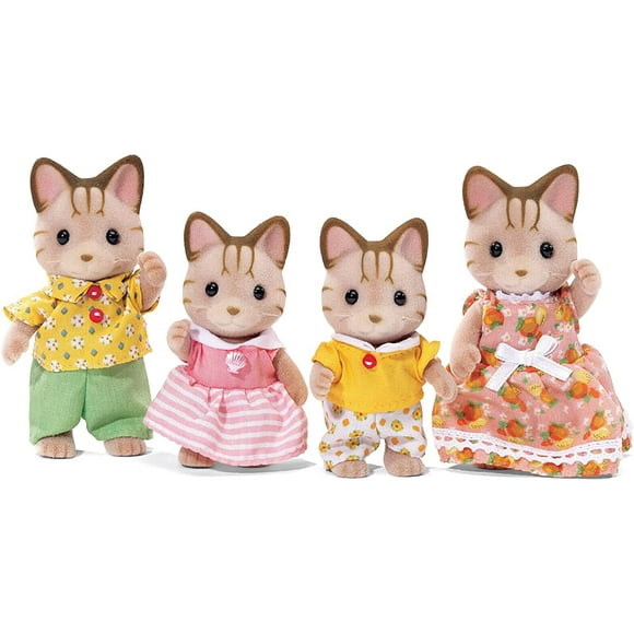 Ternurines Sandy Cat Family, muñecas, figuras de casas