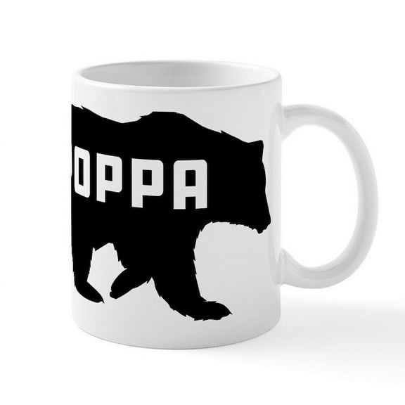 CafePress - Poppa Bear Mug - 11 oz Ceramic Mug - Novelty Coffee Tea Cup