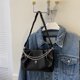 thumbnail image 1 of Bolsa De Hombro Bolsos de mano para mujer, bolso informal con cadena para viaje, bolso elegante plisado para axila para mujer Likrtyny Para Estrenar, 1 of 7
