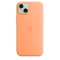 thumbnail image 4 of Funda para teléfono Apple iPhone 15 Plus de silicona con MagSafe Orange, 4 of 5