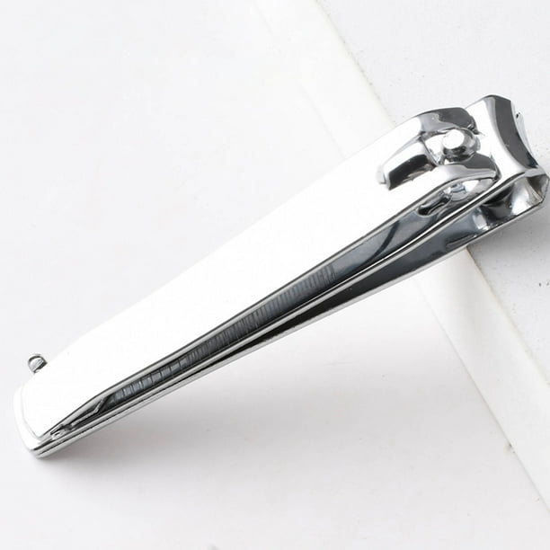 Cortaúñas de acero inoxidable: tijeras de manicura y pedicura de apertura amplia con agarre ergonómico para un corte preciso de las uñas.