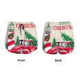 thumbnail image 3 of Susaid Merry Christmas 1 Print Women's High Waisted Running Shorts Quick Dry Athletic Gym Track Workout Shorts Zip Pocket-Large, 3 of 7