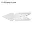 thumbnail image 2 of Center Gauge for 60 Degree Threads, Angles Measure Tool, Stainless Steel, 2 of 2