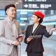 thumbnail image 4 of Stewardess Hat Retro Flight Attendant Hat Air Hostess Cap Cosplay Costume Uniform Cap, 4 of 9