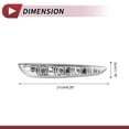 thumbnail image 3 of Unique Bargains 1 Pcs Luz de señal de giro del espejo del automóvil para Hyundai Sonata 2011-2015 Luz de señal de giro LED No.876233S000, 3 of 6