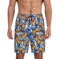 thumbnail image 1 of Fotbe Colorful Butterfly1 Pantalones Cortos de Pijama para Hombre, Ropa de Dormir, Pantalones de Pijama Cortos para Hombre-Medium, 1 of 6