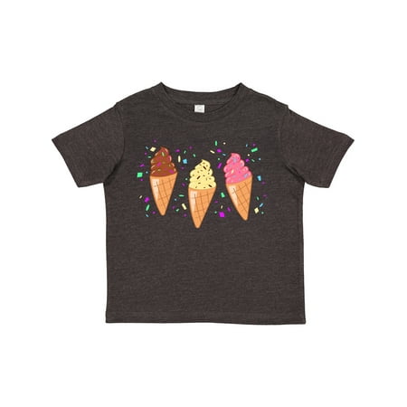 

Inktastic Ice Cream Trio with Sprinkles Gift Toddler Boy or Toddler Girl T-Shirt