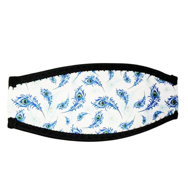 Cubierta de correa de máscara de buceo cubierta neopreno Conveniente adultos hombres mujeres protector reutilizable para natación snorkel deportivo Estilo C