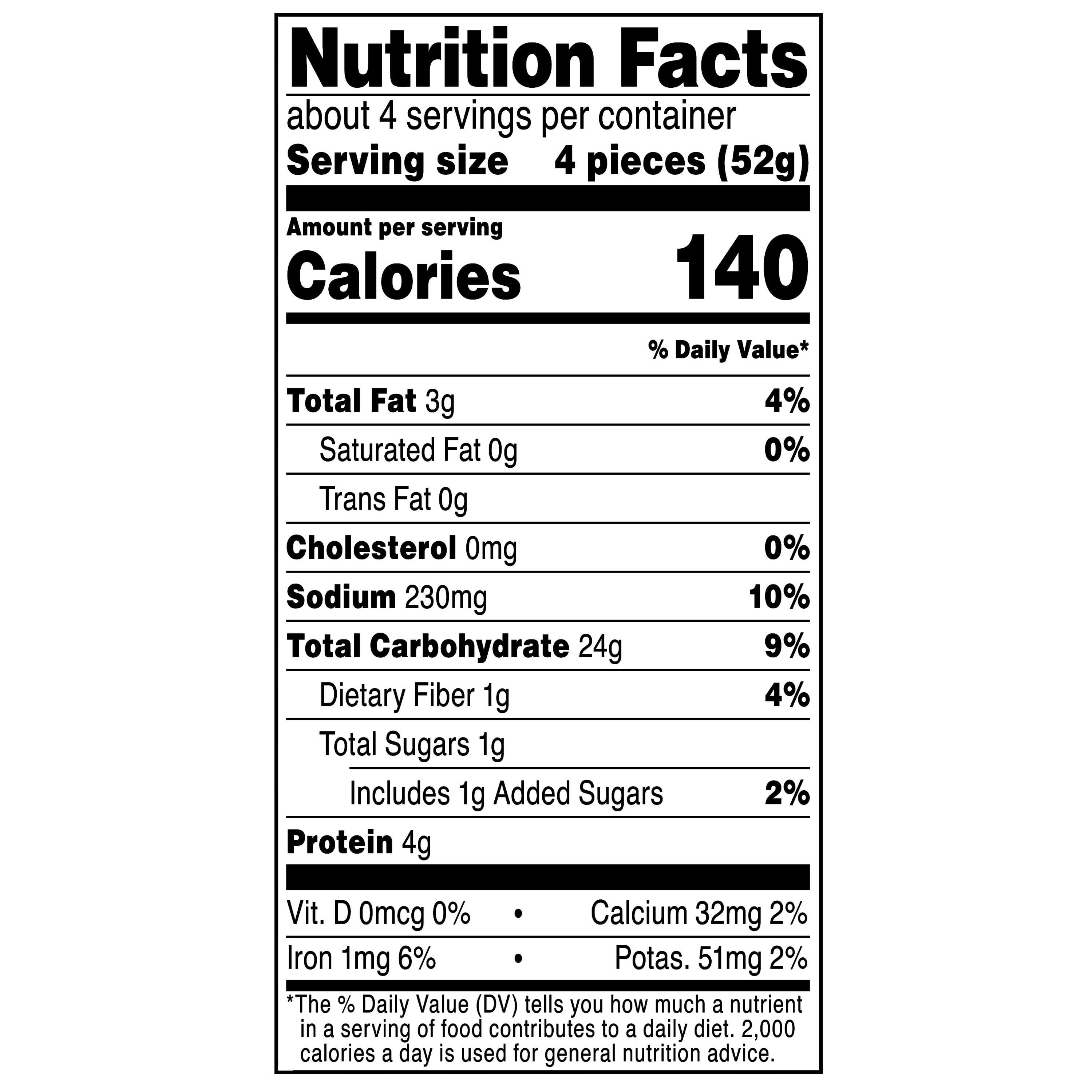 Marketside Tandoori Style Garlic Naan Bites, 7.05 oz, 15 Count