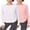 White/Light Pink, variant on Pinspark Womens Workout Tops UPF Sun Protection 2 Pack Long Sleeve Shirts Quick Dry Lightweight for Hiking Yoga Golf Gym