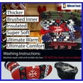 thumbnail image 2 of DIFFERENT TOUCH Winter Heated Warmth Lodge Thermal Non-Skid Socks Chirstmas Present For Man, 2 of 5