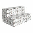 thumbnail image 1 of Floral Foldable Mattress, Flowers on Branches Spots, 74.8" x 39.4", White Charcoal Grey Coral, by Ambesonne, 1 of 4