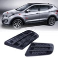 thumbnail image 1 of 2 Universal Car Airflow Fender Side Vent Decorative Stickers Carbon Fiber Color -, 1 of 4