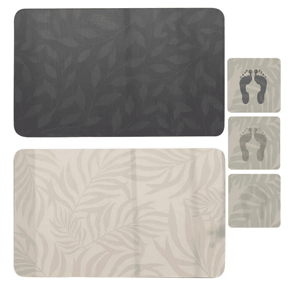 2pcs Tapete De Baño Ultra Suave Absorbentes Antiderrapante2pcs Tapete De Baño Ultra Suave Absorbentes Antiderrapante Xtellar multicolor