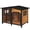 Yellow, variant on Resenkos Dog House, Pet House,Dog Cave,Cabin-Style Wooden Dog House for Large Dogs with Openable Roof & Giant Window, Yellow