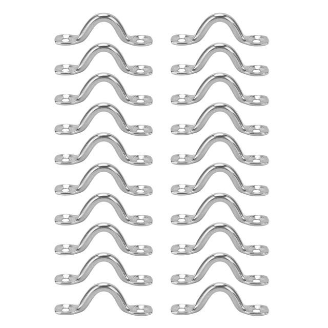 Juegos de hebillas para tiradores de barcos, superficies suavizantes de acero inoxidable 304, accesorios para aparejos de canoa y Kayak