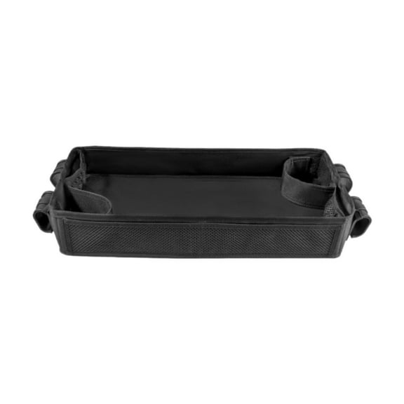 Bandeja para refrigerios para cochecito Organizador para cochecito Fácil de limpiar Impermeable, fácil de instalar con cuatro clips Accesorio inferior Grande