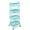 B-turquoise, variant on 4-Tier Metal Mesh Utility Rolling Cart Storage Organizer Shelf Rack with Lockable Wheels for Living Room Kitchen Office, Turquoise