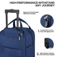 thumbnail image 4 of MIUSSE Underseat Carry on Luggage 16 Inch Soft Sided Luggage with Wheels and TSA Lock Airline Approved Small Suitcase for Men Women, 4 of 8
