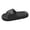 Black, variant on Shower Shoes for Women Soft Lightweight Hippo Print Mens Quick Drying Home Slippers Non Slip Bathroom Pool Beach Indoor Outdoor Slides Black Size 6
