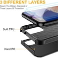 thumbnail image 4 of for Samsung Galaxy A14 5G Case with [2 Pcs Screen Protector] [Shockproof] [Dropproof] [Military Grade Drop Tested] with Non-Slip Removable Heavy Duty Full Body Phone Case 6.6 Inch-Black, 4 of 13