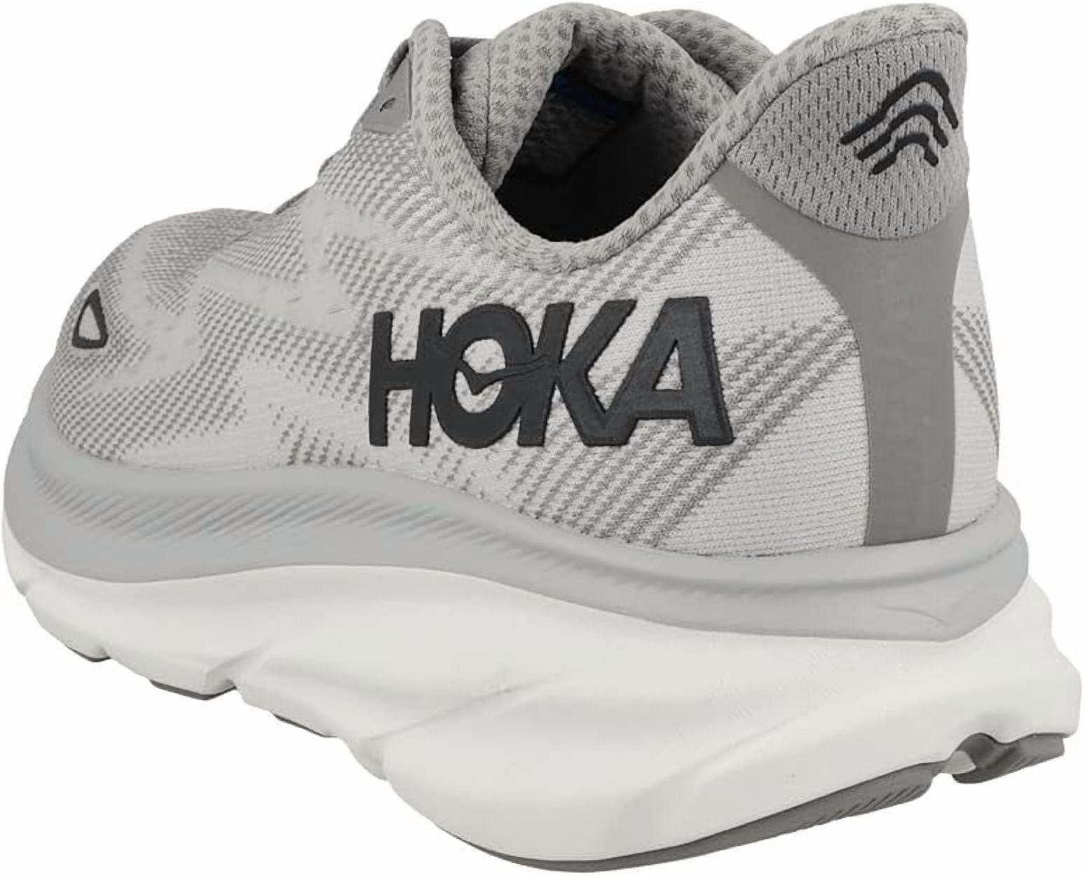 Hoka Clifton 9 Running Shoes Mens 10.5 Harbor Mist Grey Black Athletic Run Train Men main image 2