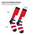 thumbnail image 4 of Pofeuu USA Switzerland Print Compression Socks for Women & Men Circulation - Best Support for Nurses,Running,Athletic,Sports, 4 of 7