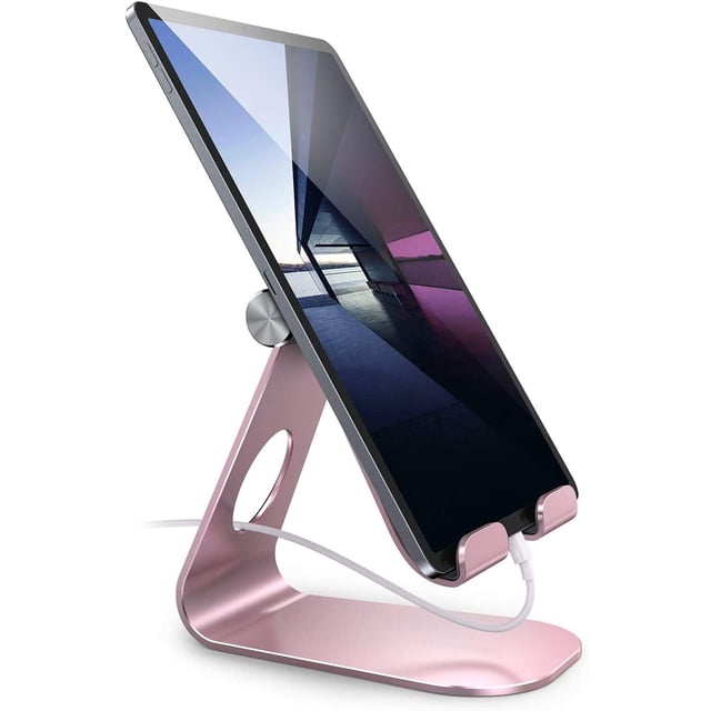JUNWELL Support de Tablette Réglable Support de Tablette - Support de Bureau Station d'Accueil Compatible avec Ipad Pro 9.7 10.5 12.9 Ipad Air Mini 2 3 4 5 6 Switch Samsung Tab