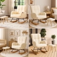 thumbnail image 5 of Nursery Rocking Chair with Ottoman, 5 of 6