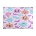 thumbnail image 3 of Halloween Cute Pumpkin 80''x58'' Extra Large Plush Memory Foam Rug, Soft, Absorbent, Non Slip, 3 of 7
