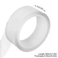 thumbnail image 2 of Kitchen Sink Transparent Tape Waterproof Anti-Mildew Self-adhesive Bathroom Strip Pool Water Seal,10mm Wide, 2 of 10