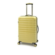 iFLY Hardside Luggage Fibertech 24 Inch Checked Luggage, Lemon