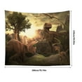 College Dorm Dinosaur Tapestry Forest Art Tapestry Aesthetic Wall Spiritual Tapestry for Living