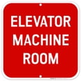 thumbnail image 1 of Elevator Machine Room Sign,, 1 of 8