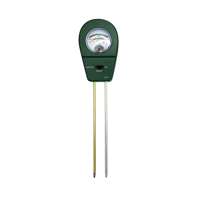TIMIFIS Ph Meter 3 In1 Ph Tester Water Moistures Light Test Meter Kit for Garden Plant Flower Ph