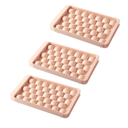 

Round Ice-Cube Trays Ice-Cube Maker Mold for Freezer Circle Ice-Cube Tray Making Sphere Ice Chilling Pink