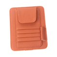 thumbnail image 2 of Organizador duradero para parasol, bolígrafo de cuero Artificial, soporte para llaves, soporte para gafas de sol automotrices para Atto 3, accesorios Naranja Sunnimix organizador de visera de coche, 2 of 8