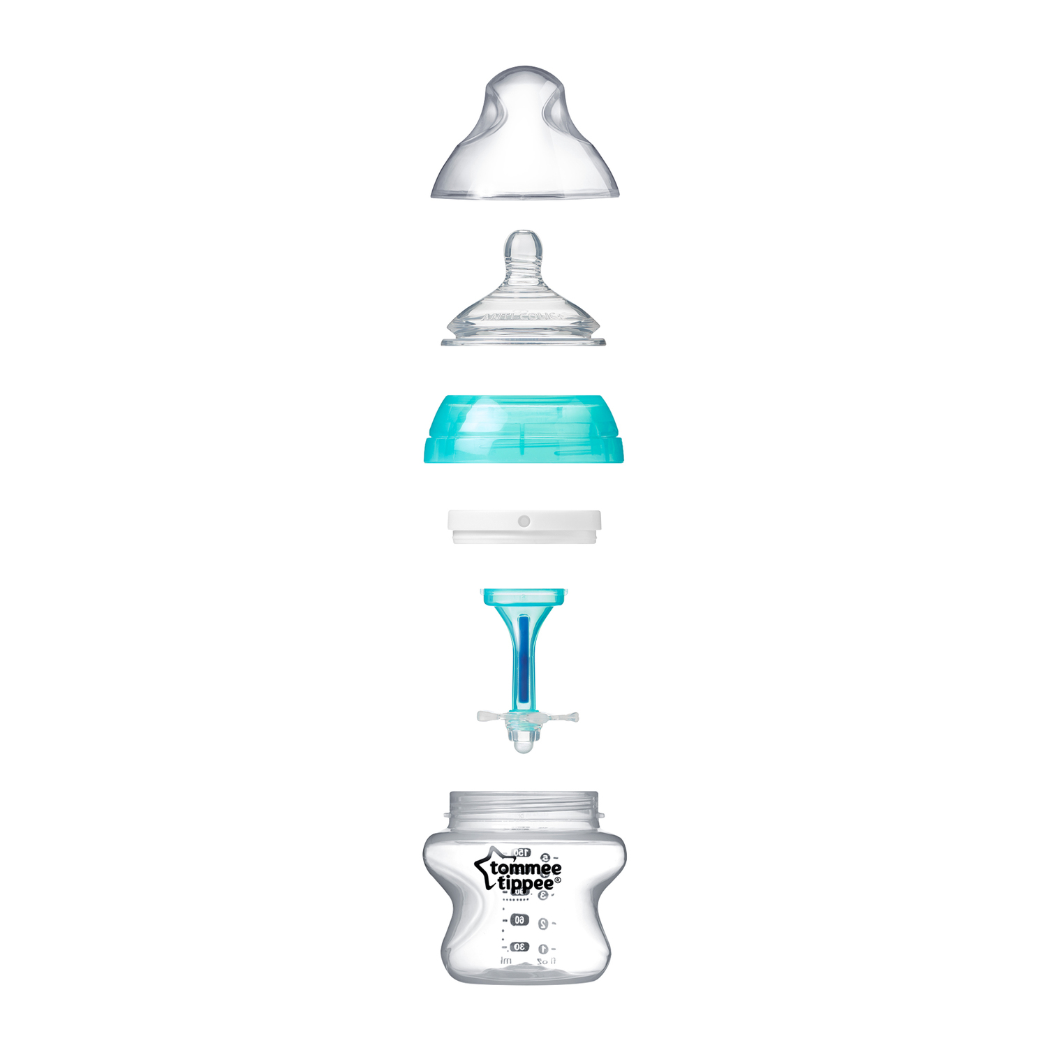 Tommee Tippee Advanced Anti-Colic Baby Bottles – 5oz, Clear, 2pk - image 4 of 10