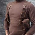 thumbnail image 2 of GRYPIT - Arnés de piel antirrobo, arnés antirrobo, bolsa de hombro doble para hombres y carteras ocultas antirrobo, 2 of 3