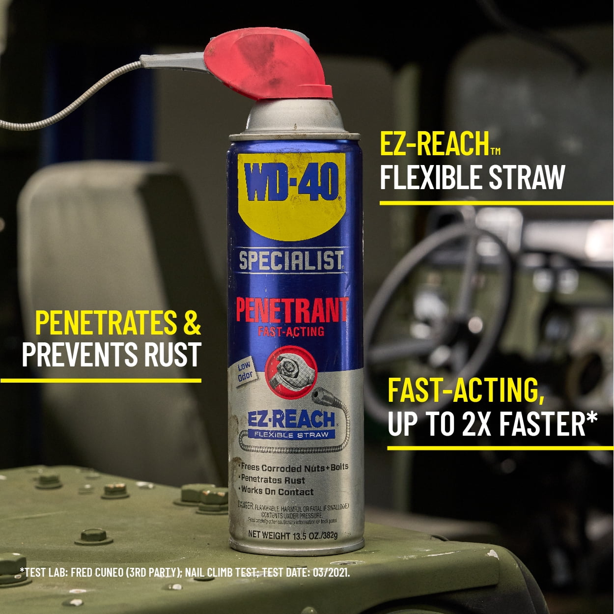 (6 pack) WD-40 Specialist Penetrant with EZ REACH, 13.5 oz