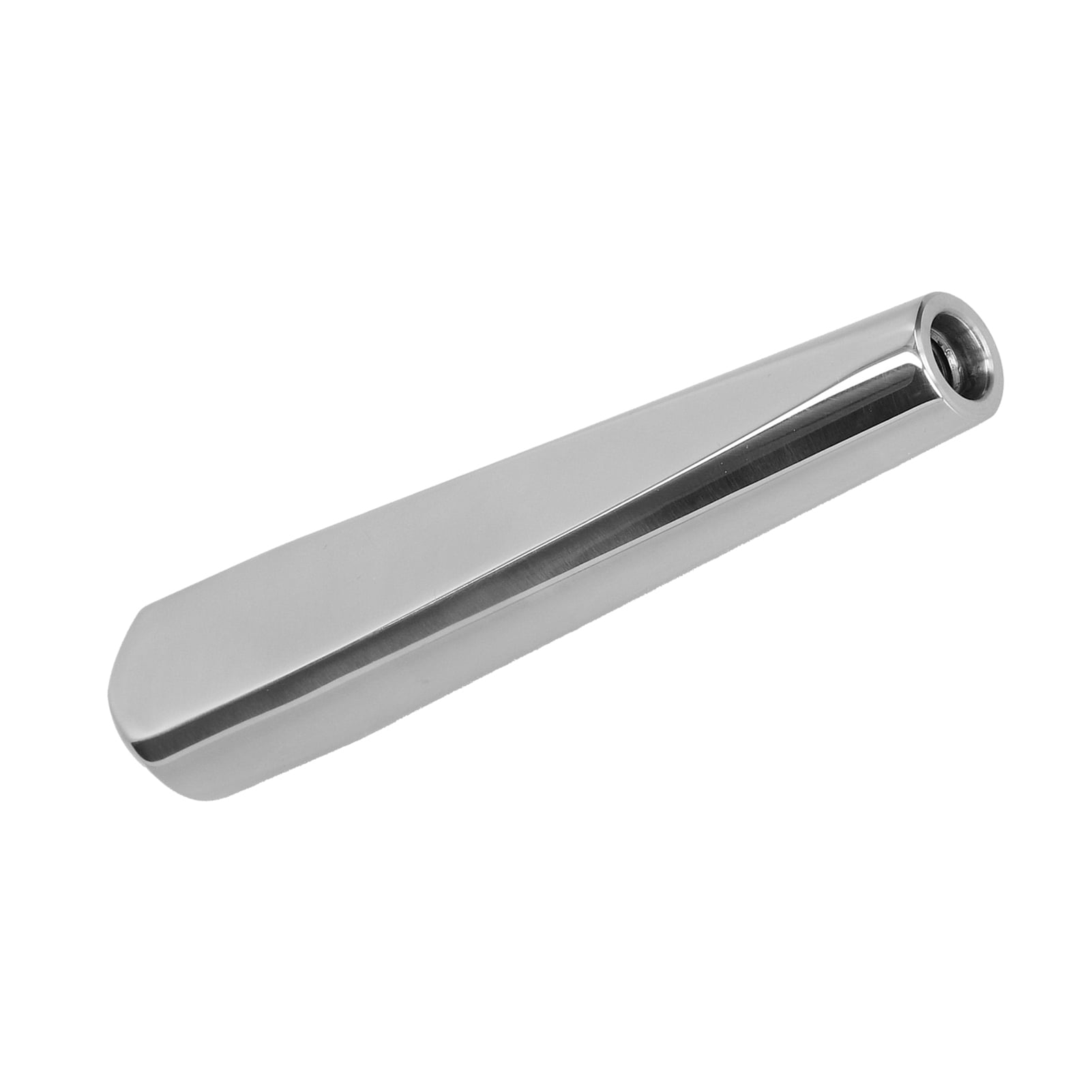 M Buder 3/8 Inch Thread Stainless Steel Beer Tap Handle Replacement, Heavy Duty Draft Beer Kegerator Faucet Handle Keg Accessory for Home Bar, Silver (10 inches / 25.4 cm)