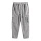 thumbnail image 2 of Pantalones de chándal vintage de pana para hombre: cintura elástica, dobladillo con cordón, poliéster, ropa urbana hip hop, 2 of 4