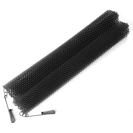 

BESTHUA Fireplace Mesh Screen 2 Pieces Heat Resistant Metal Mesh Screen for Fireplace Rustproof Screen Mesh Effectively Block Fireplace Sparks amicably