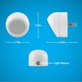 thumbnail image 4 of Luz Nocturna LED GE Blanco 360 Grados 2 Pack, 4 of 7