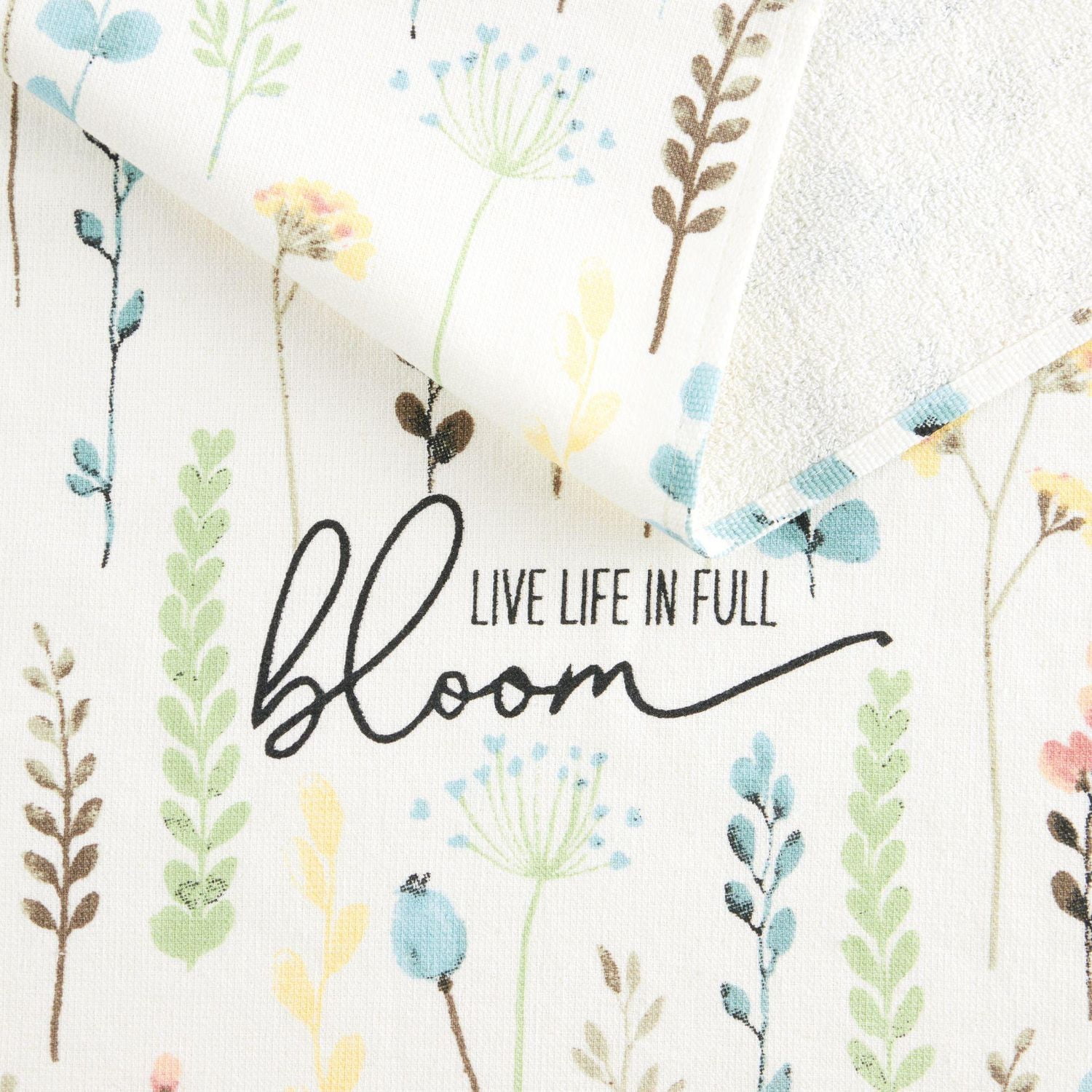 Home Trends Bloom Kitchen Towel Set, 16" x 26", 2 Piece