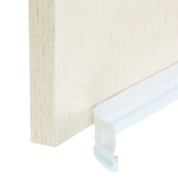 Uxcell Door Draft Stopper, 1.57 in x 6.6 ft Weather Stripping Door Seal Door Sweep Door Draft Blocker Under Door Gap Filler Insulator Noise Stopper for Door & Windows Gaps, White