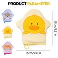 thumbnail image 3 of Baby Puppet Washcloths Kids Wash Gloves Sponge Body Scrub For Toddler Print Baby Soft Cotton Shower Exfoliating Rubbing Towel Glove Hand protection equipment, 3 of 9