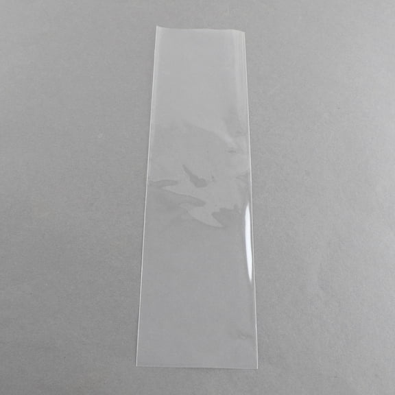 1000pcs OPP Cellophane Bags Rectangle Clear 25x7cm Unilateral Thickness: 0.035mm