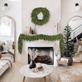 thumbnail image 2 of Clearance Christmas Garland Decoration! Skegnu 5.9ft Christmas Cedar Garland Artificial Green Cedar Garland Faux Cedar Needles Garland For Home Fireplace Indoor Outdoor Holiday Party Decoration, 2 of 9
